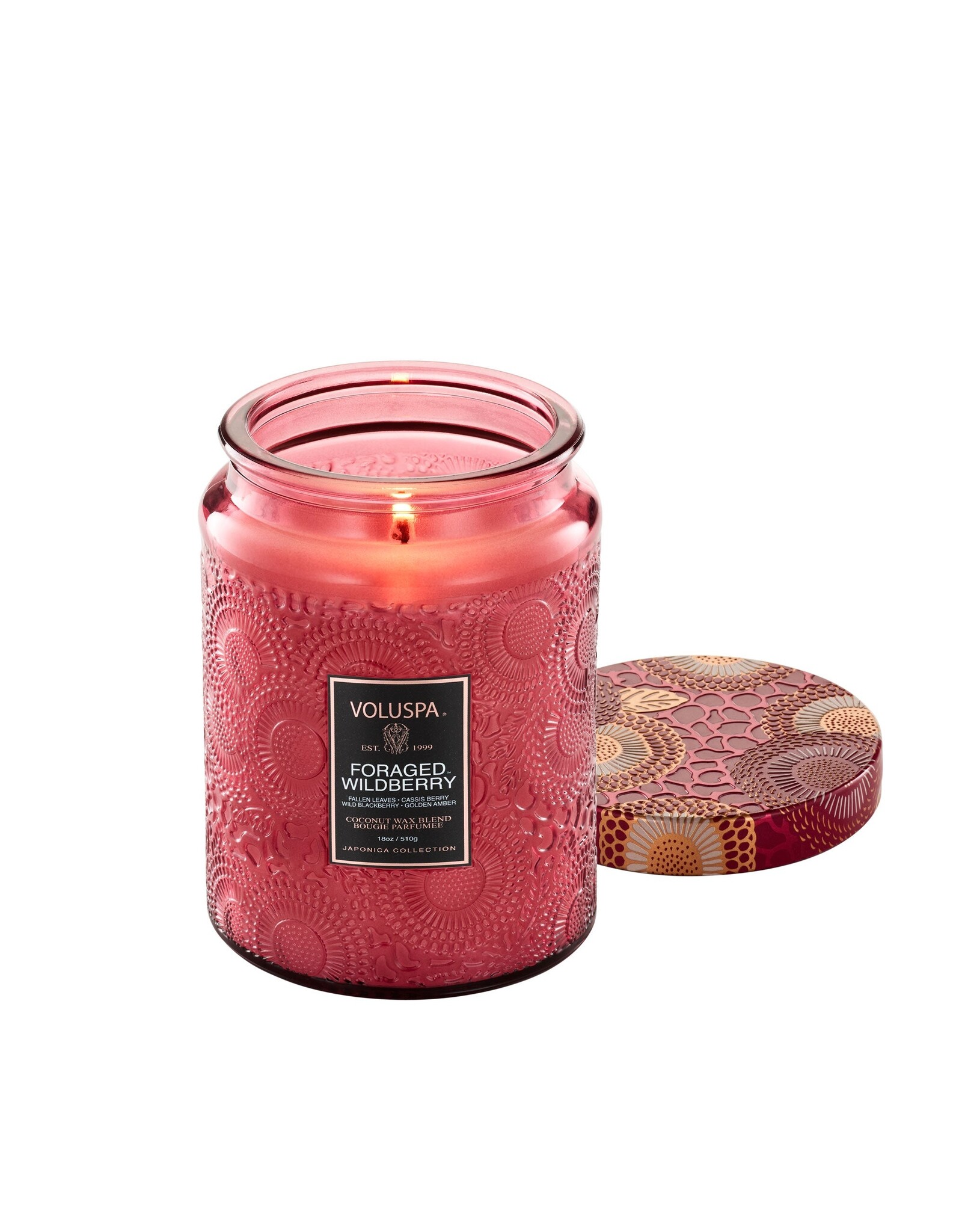 Voluspa Candle 18oz Large Jar Foraged Wildberry