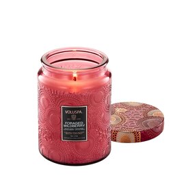 Voluspa Candle 18oz Large Jar Foraged Wildberry Voluspa Candle 18oz Large Jar Foraged Wildberry