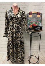 Giuliana Ric-Rac Midi Dress