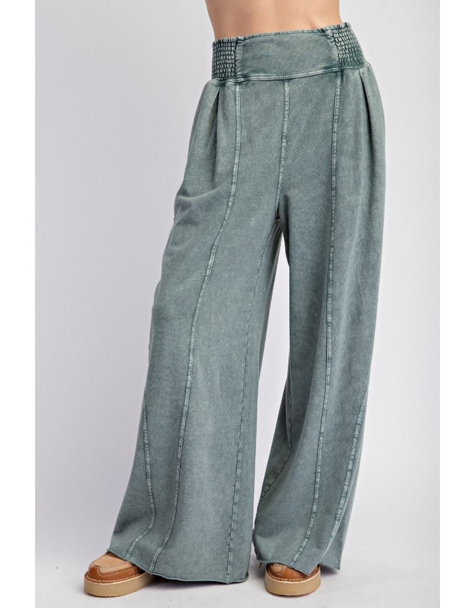 Juan Smocked Waist Terry Pants