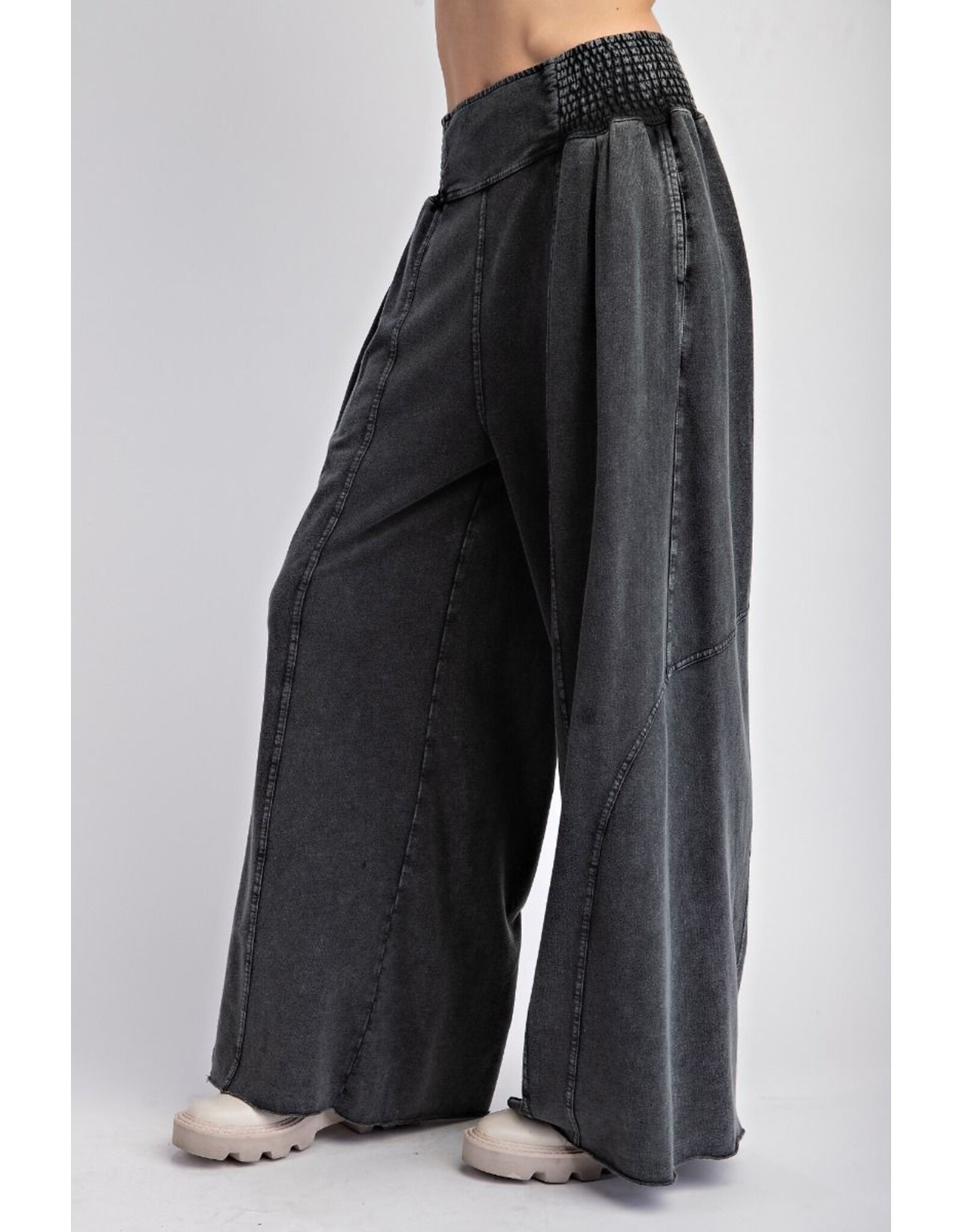 Juan Smocked Waist Terry Pants
