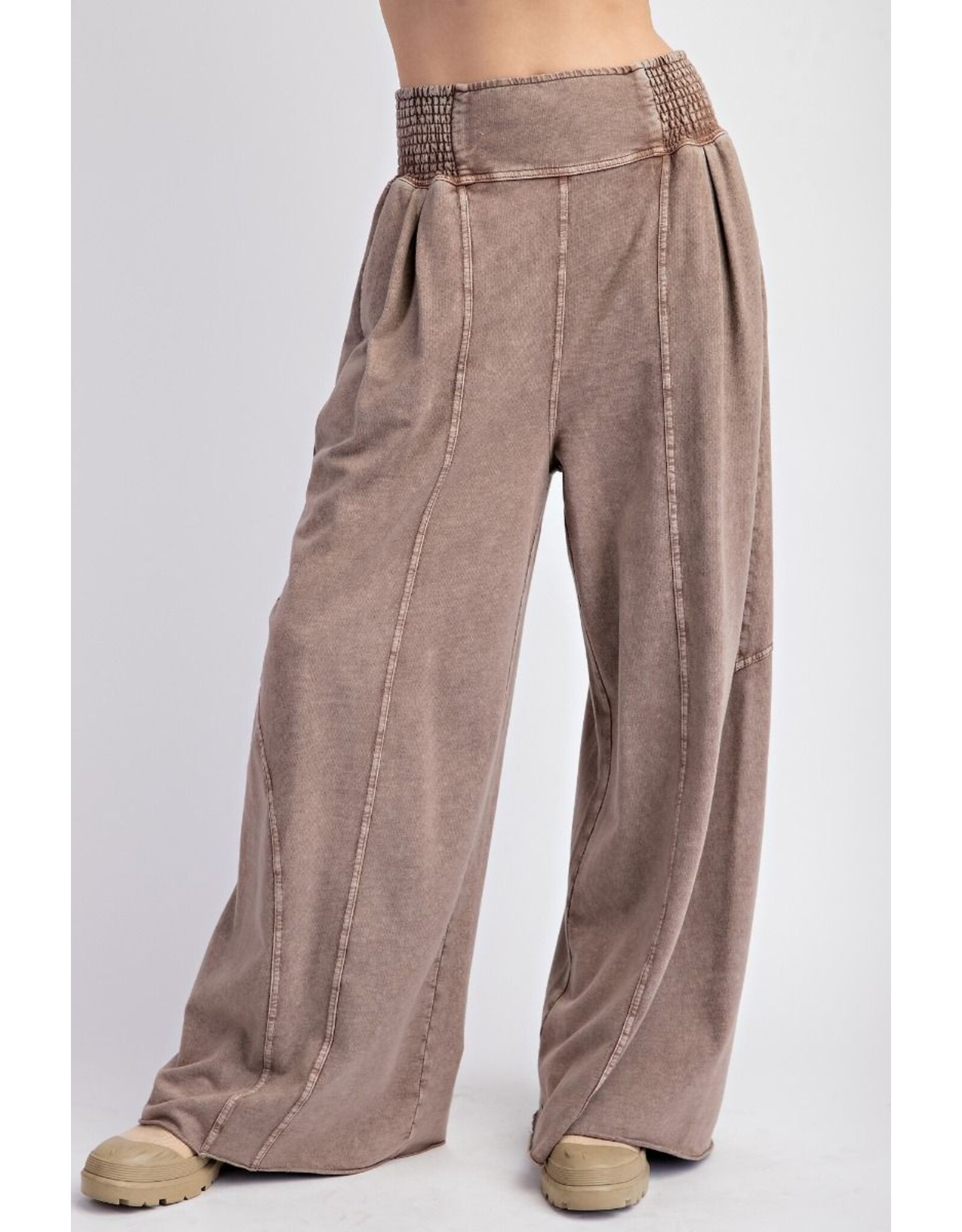 Juan Smocked Waist Terry Pants