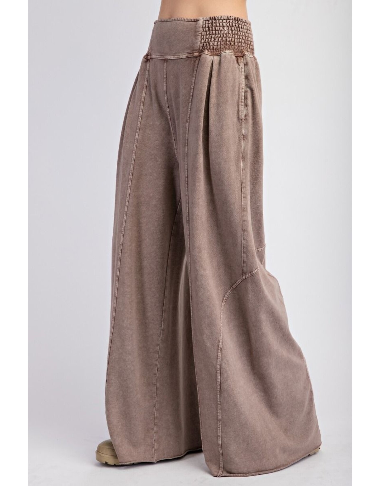 Juan Smocked Waist Terry Pants