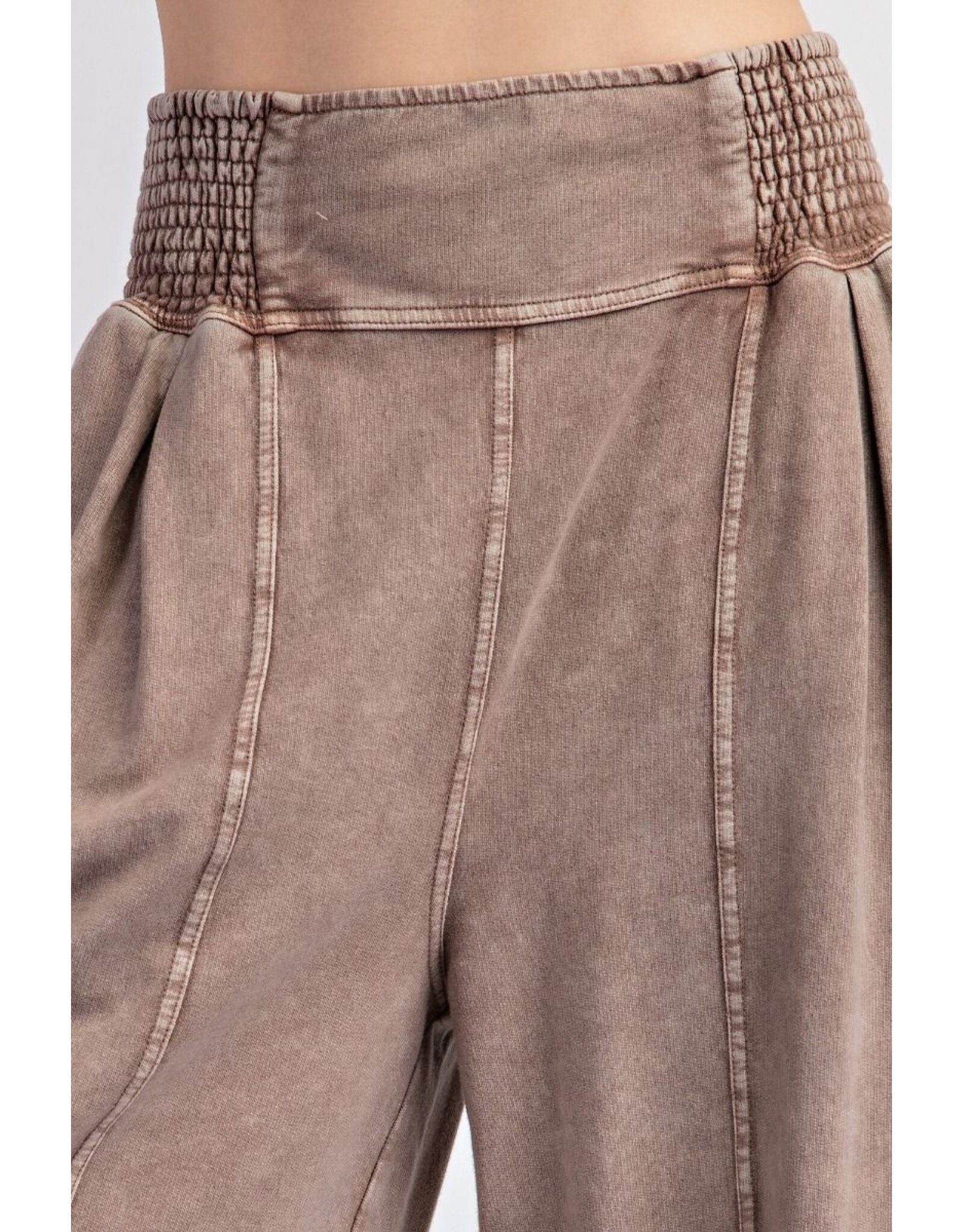 Juan Smocked Waist Terry Pants