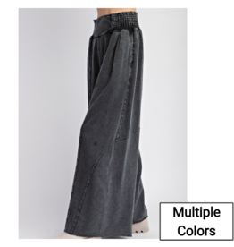 Juan Smocked Waist Terry Pants