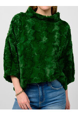 Ivy Jane Ivy Jane Poof Sleeve Faux Fur Popover