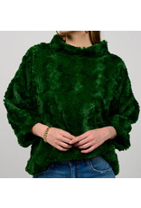 Ivy Jane Ivy Jane Poof Sleeve Faux Fur Popover