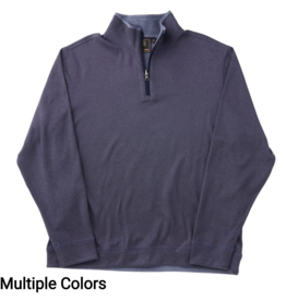 Mens Reversible 1/4 Zip Knit Pullover