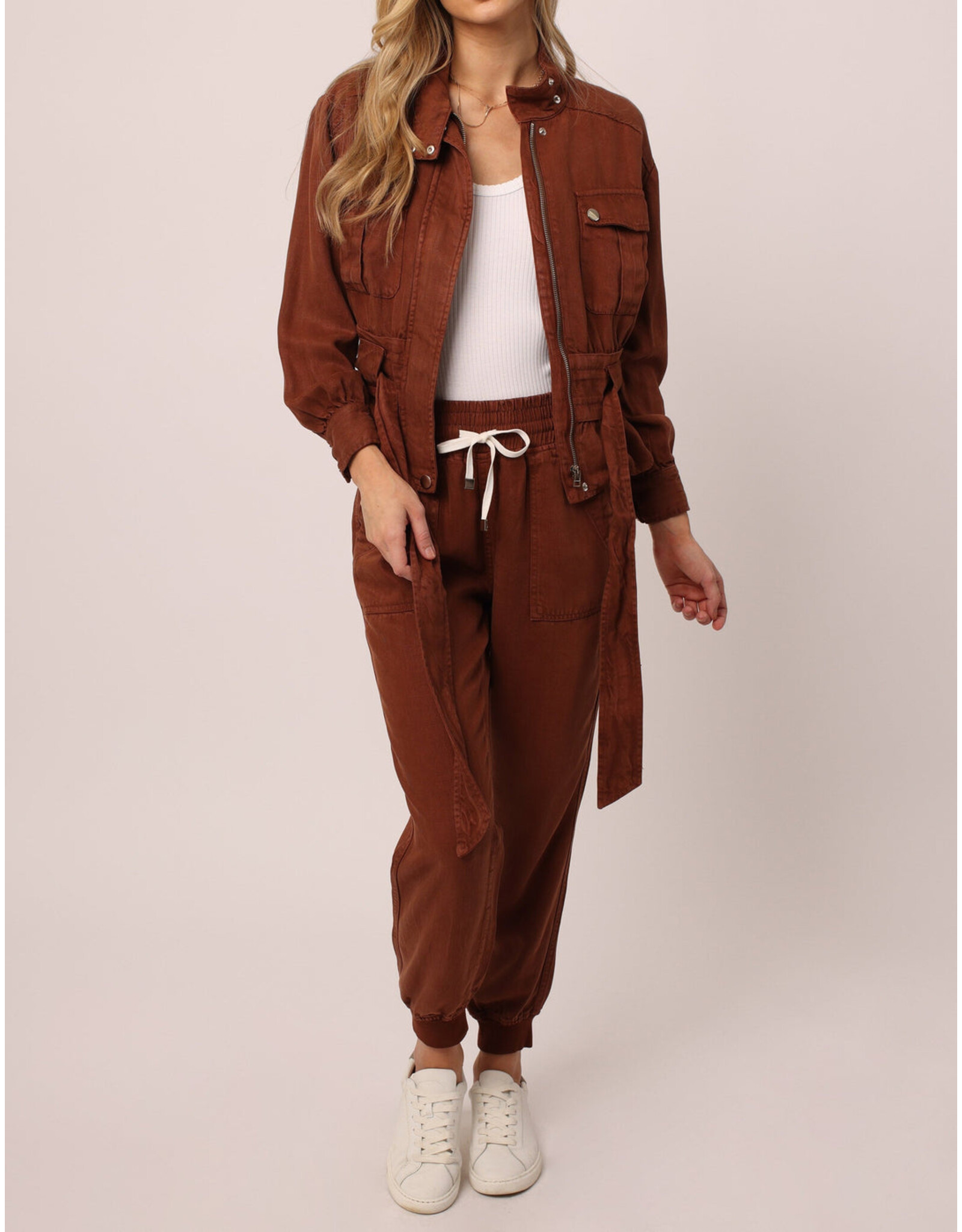 Dear John Denim Dear John Austin Drop Shoulder Jacket Sepia