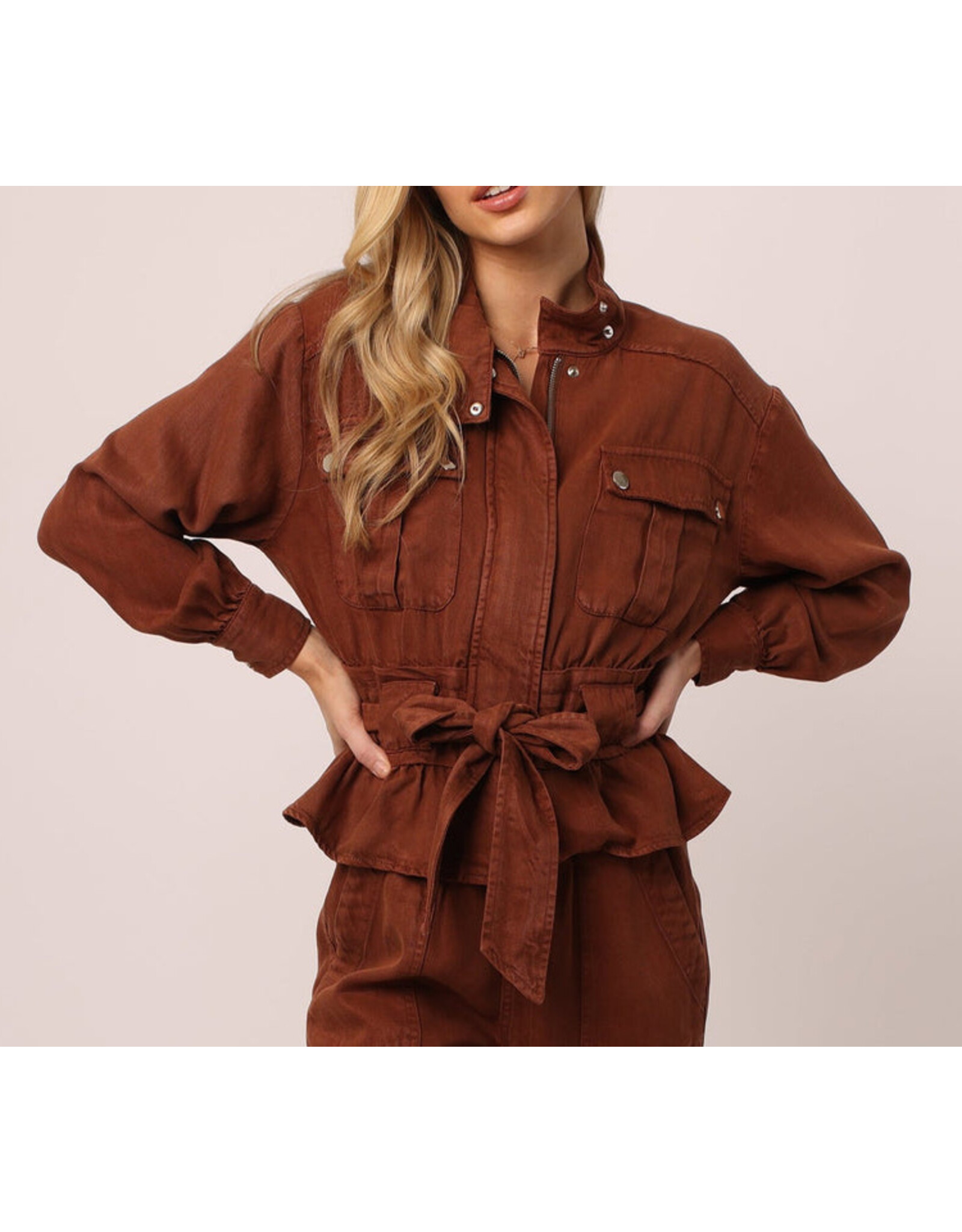 Dear John Denim Dear John Austin Drop Shoulder Jacket Sepia