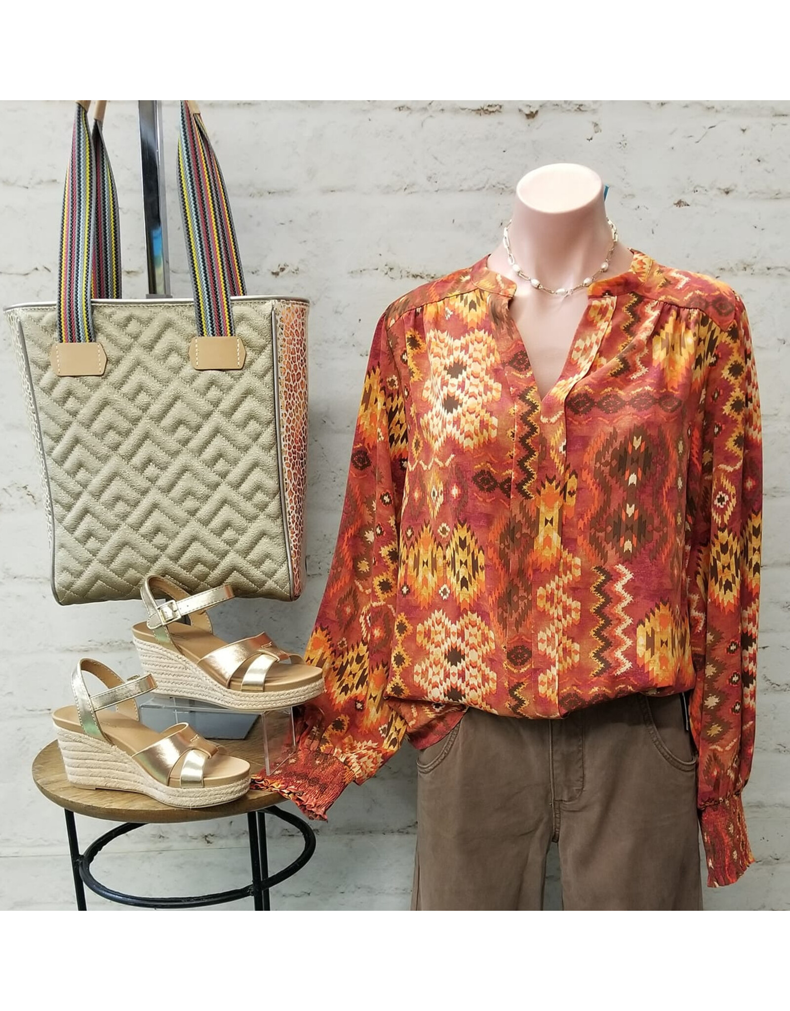 Juniper Navajo Print Top
