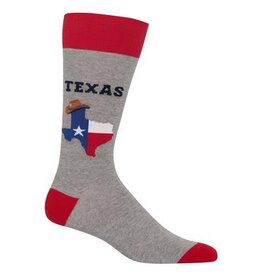HOTSOX Texas Mens Crew Socks