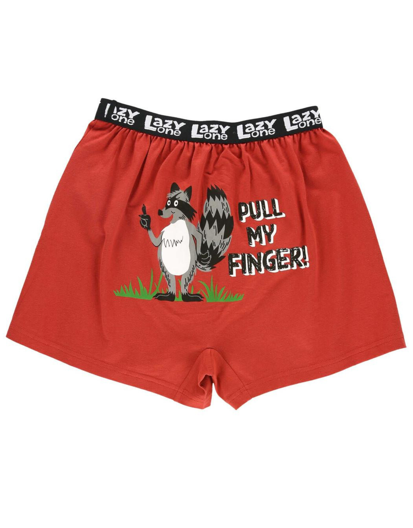 Boxer Pull My Finger Red
