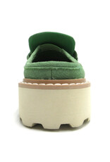 Cora Suede Loafer with Chain