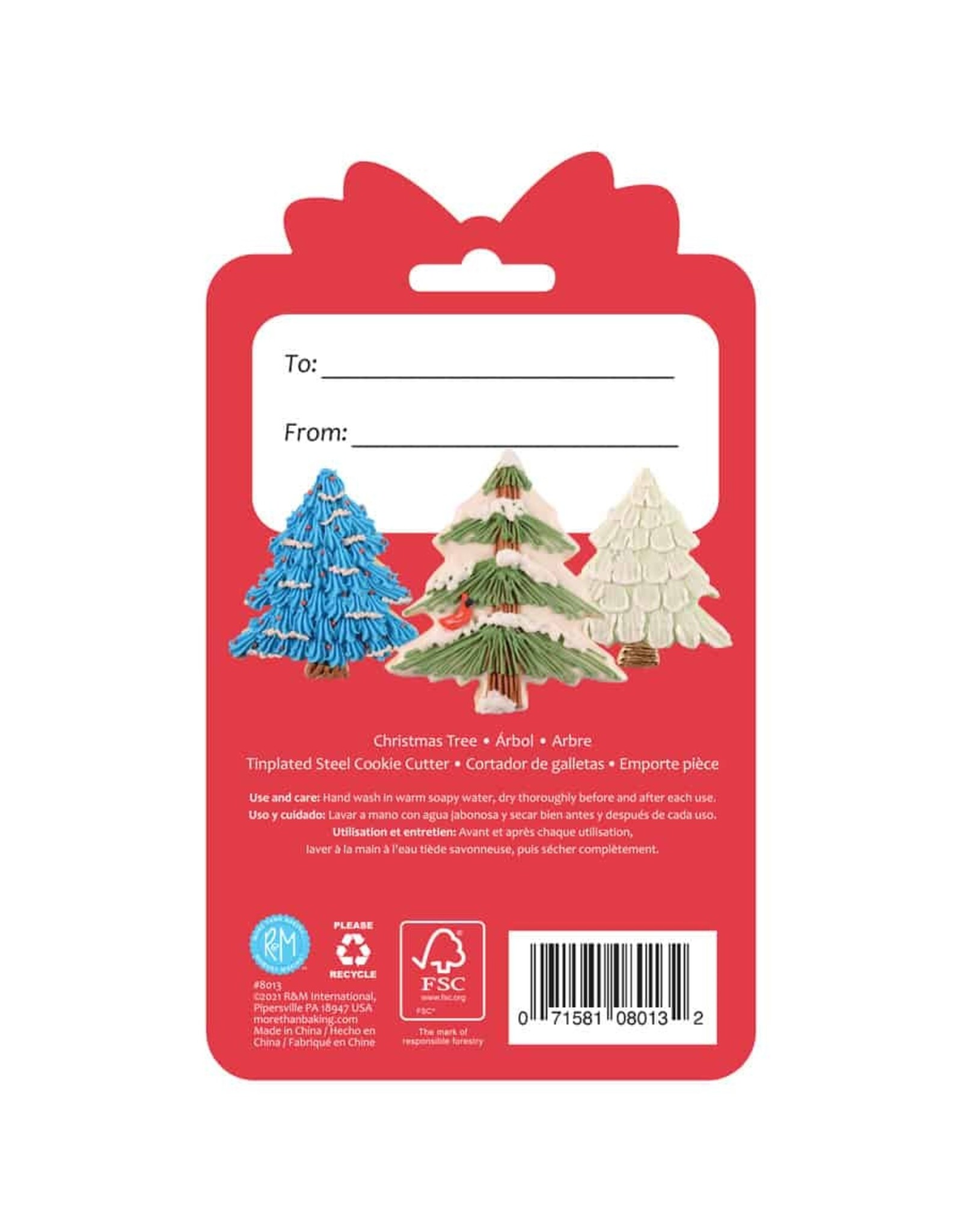 3.5" Christmas Tree Cookie Cutter