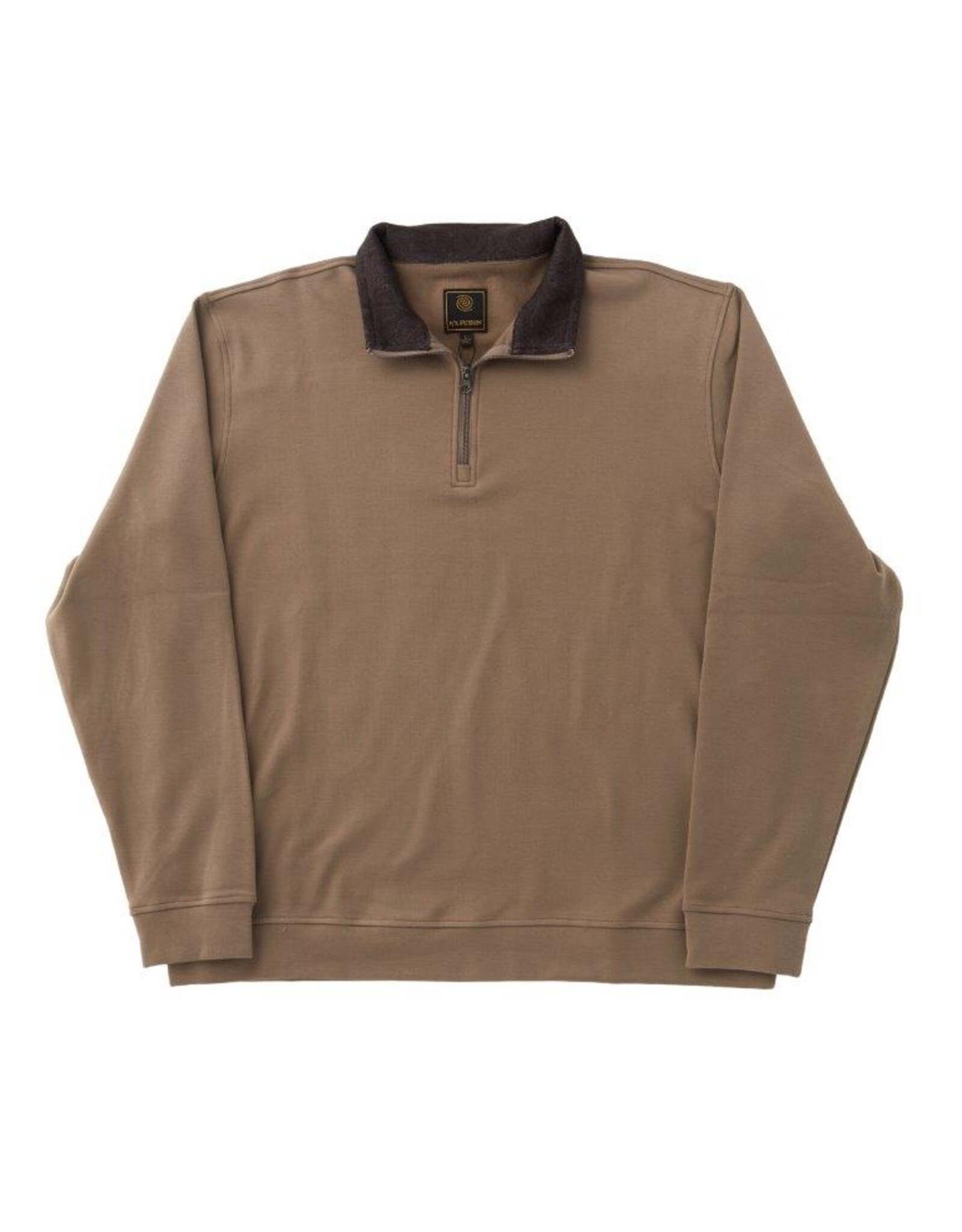 Mens 1/4 Zip Pullover Double Brushed Interlock