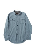 Mens Two Pocket Long Wool Blend Shirt