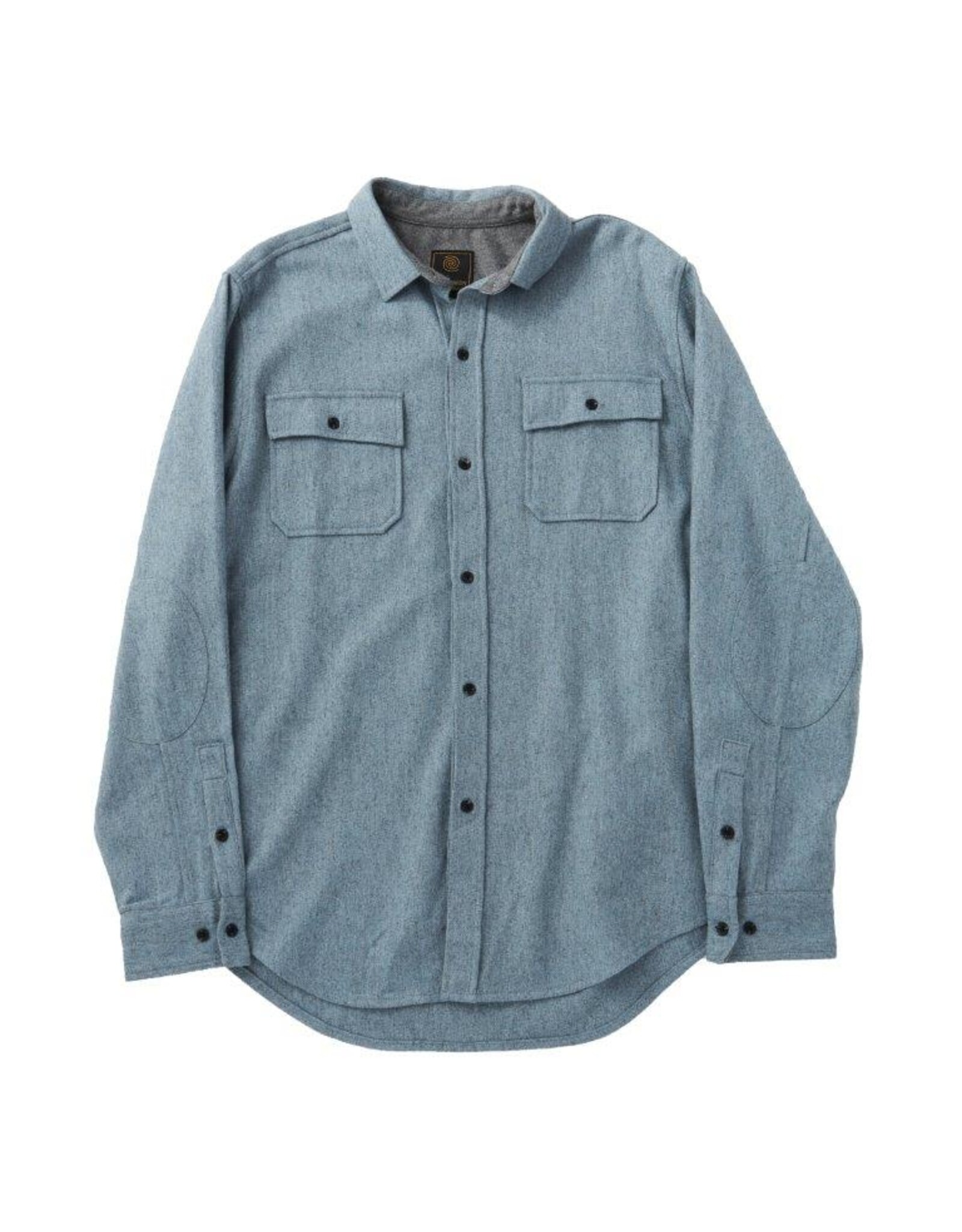 Mens Two Pocket Long Wool Blend Shirt