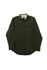 Mens Two Pocket Long Wool Blend Shirt