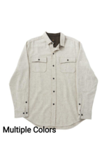 Mens Two Pocket Long Wool Blend Shirt