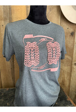 Boot Stitch 3D Embroidered Top