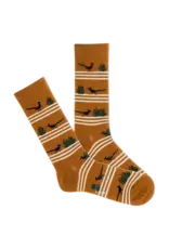 K.Bell Road Runner Stripe Mens Crew Sock