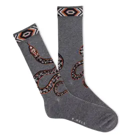 K.Bell Snake In My Boot Mens Crew Sock K.Bell Snake In My Boot Mens Crew Sock