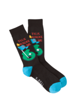 K.Bell Talk Birdie To Me Mens Crew Sock