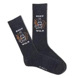 Keep It Wild Mens Crew Sock