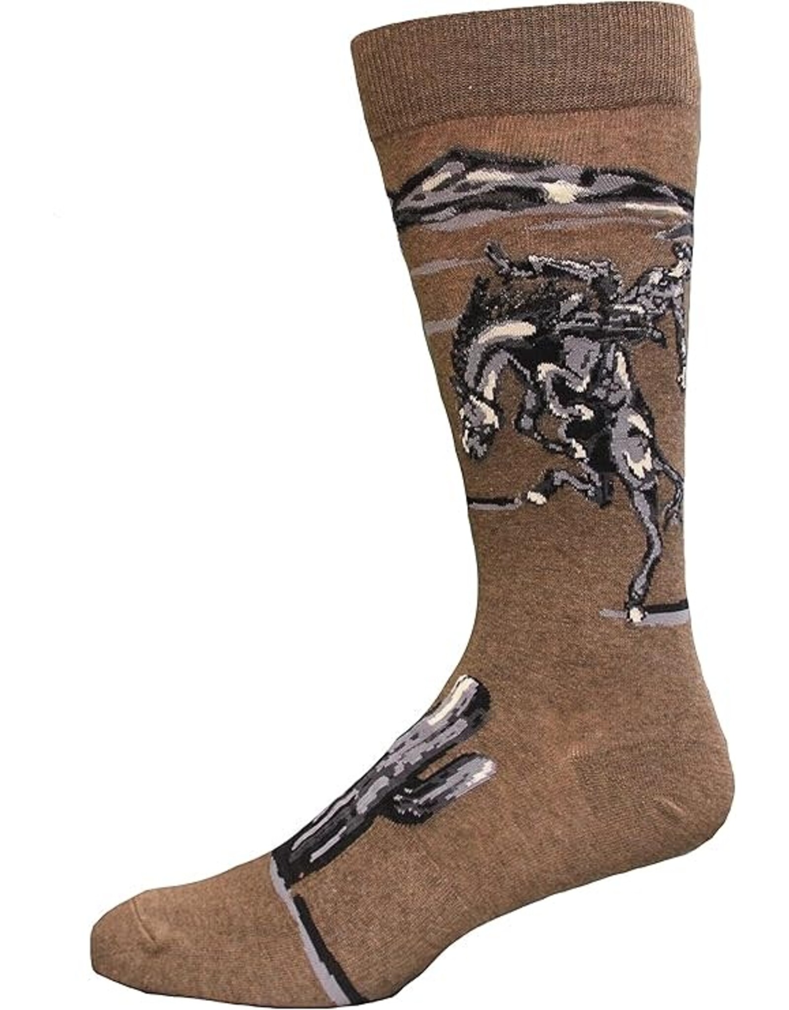 K.Bell Bucking Bronco Men Crew Socks