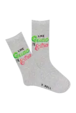 K.Bell Like Guac I'm Extra Womens Crew Sock