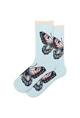 HOTSOX Butterfly Womens Crew Sock