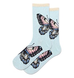 HOTSOX Butterfly Womens Crew Sock