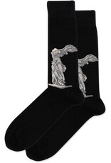 HOTSOX Winged Victory Of Samothrace Womens Socks Black