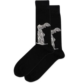 Winged Victory Of Samothrace Womens Socks Black