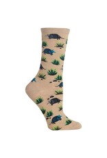 Armadillo Cacti Womens Crew Socks