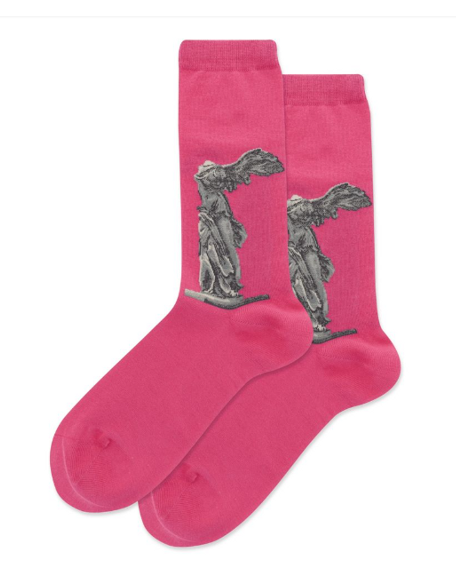 HOTSOX Winged Victory Of Samothrace Womens Socks Pink