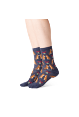 HOTSOX Cat Mistletoe Womens Crew Socks