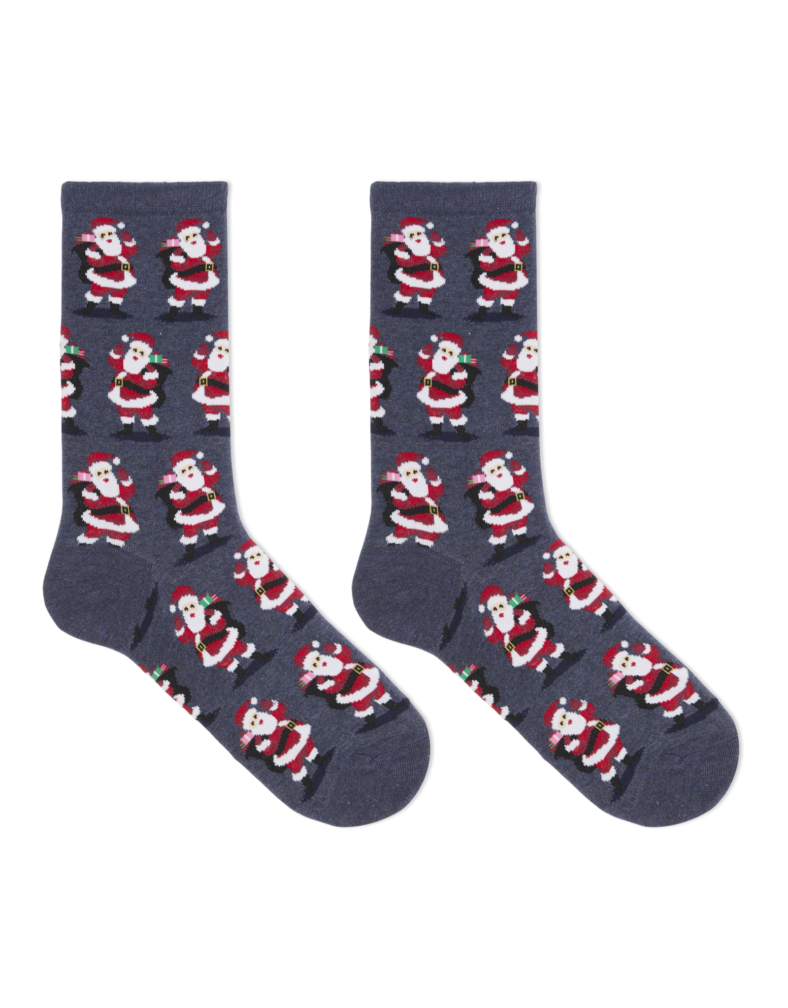 HOTSOX Santa with Presents Womens Crew Socks