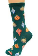 HOTSOX Ornaments Womens Crew Socks HOTSOX Ornaments Womens Crew Socks