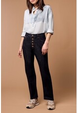 Tribal Tribal Blue Thread Brooke Hugging Straight Jeans