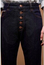 Tribal Tribal Blue Thread Brooke Hugging Straight Jeans