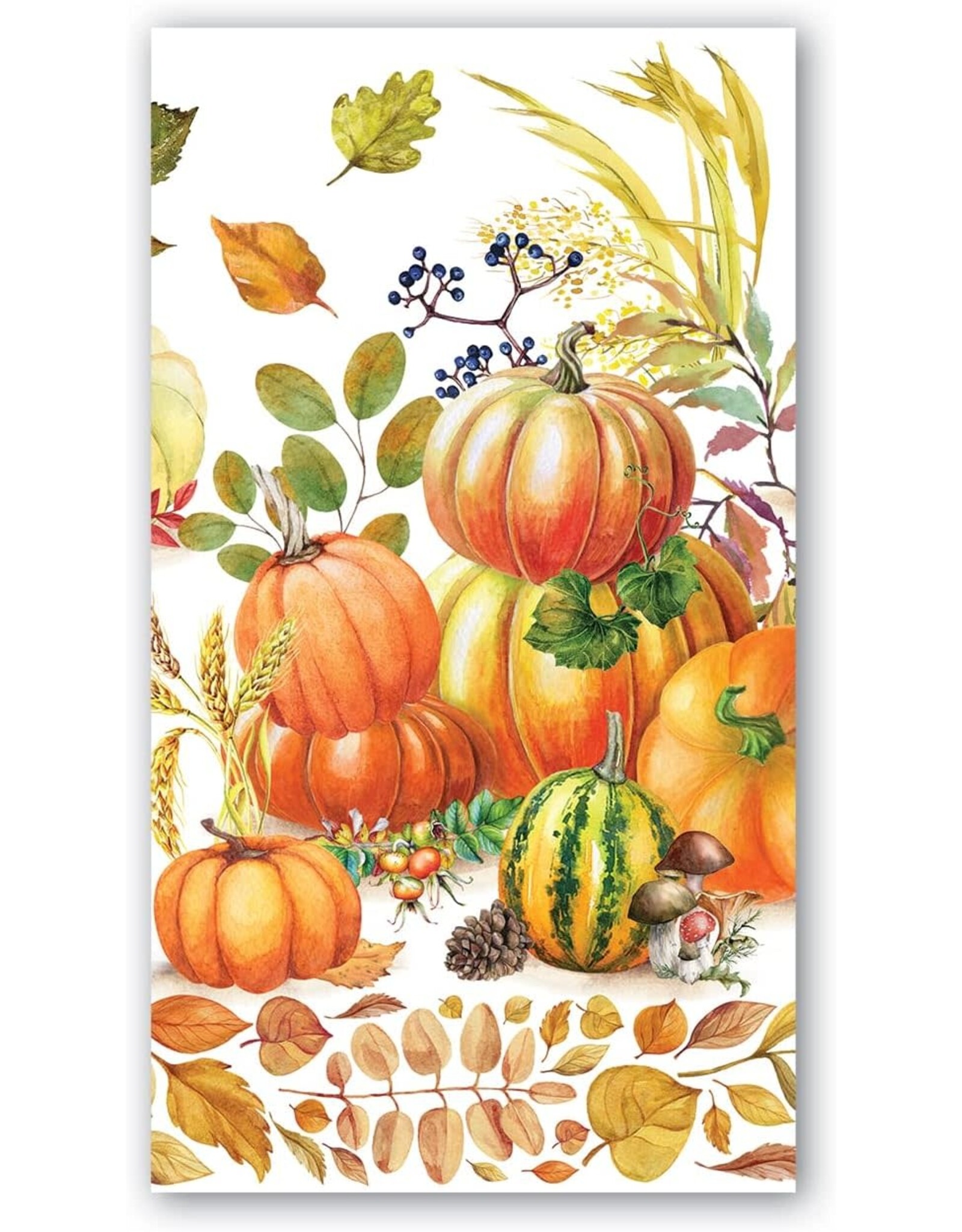 Michel Design Works Pumpkin Prize Hostess Napkin