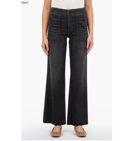 Kut from the Kloth / STS Blue KUT Meg High Rise Wide Leg Raw Hem Specialist