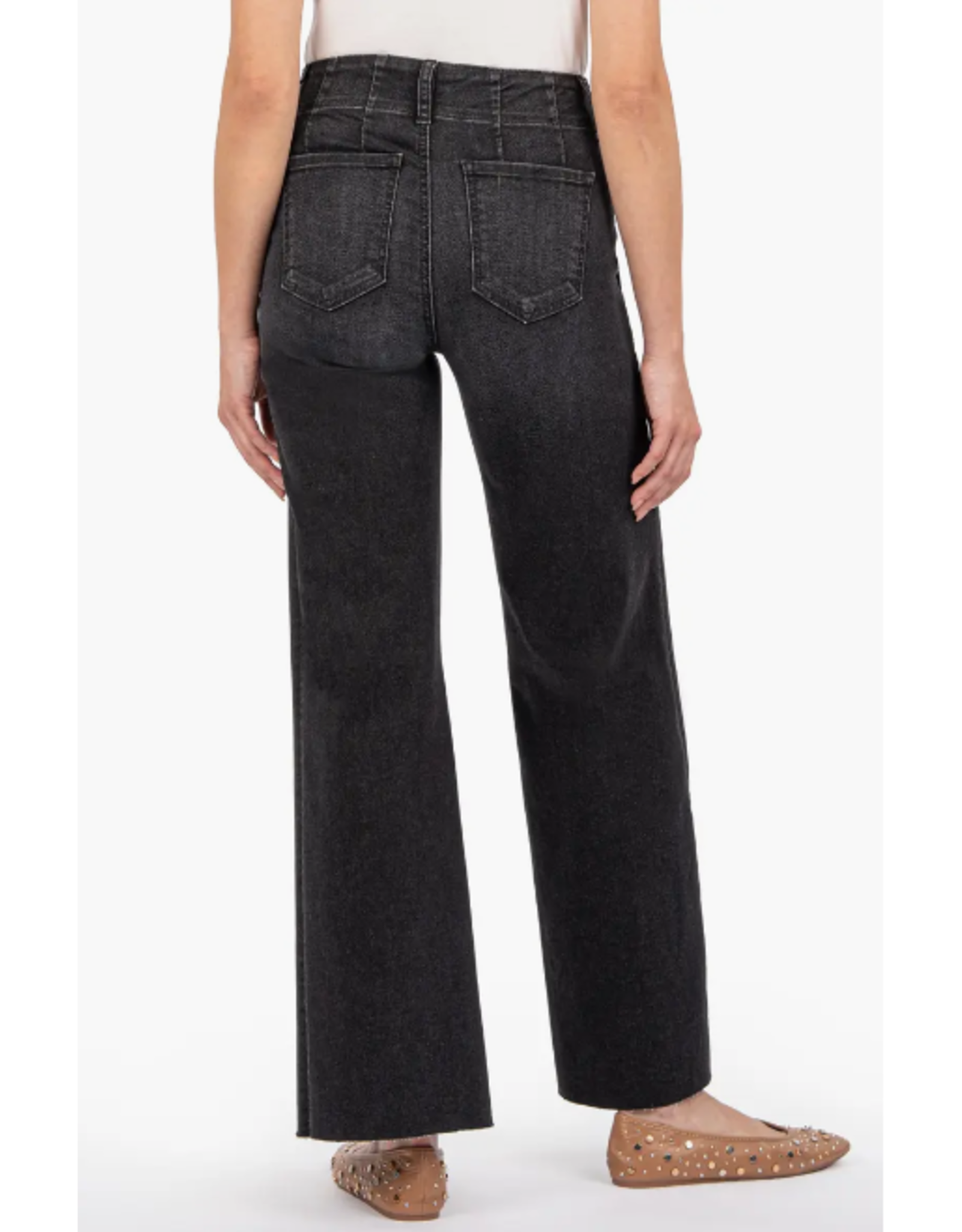 Kut from the Kloth / STS Blue KUT Meg High Rise Wide Leg Raw Hem Specialist