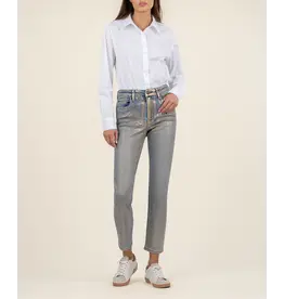 Kut from the Kloth / STS Blue KUT Rachael Coated High Rise Mom Jean - Metallic Gold