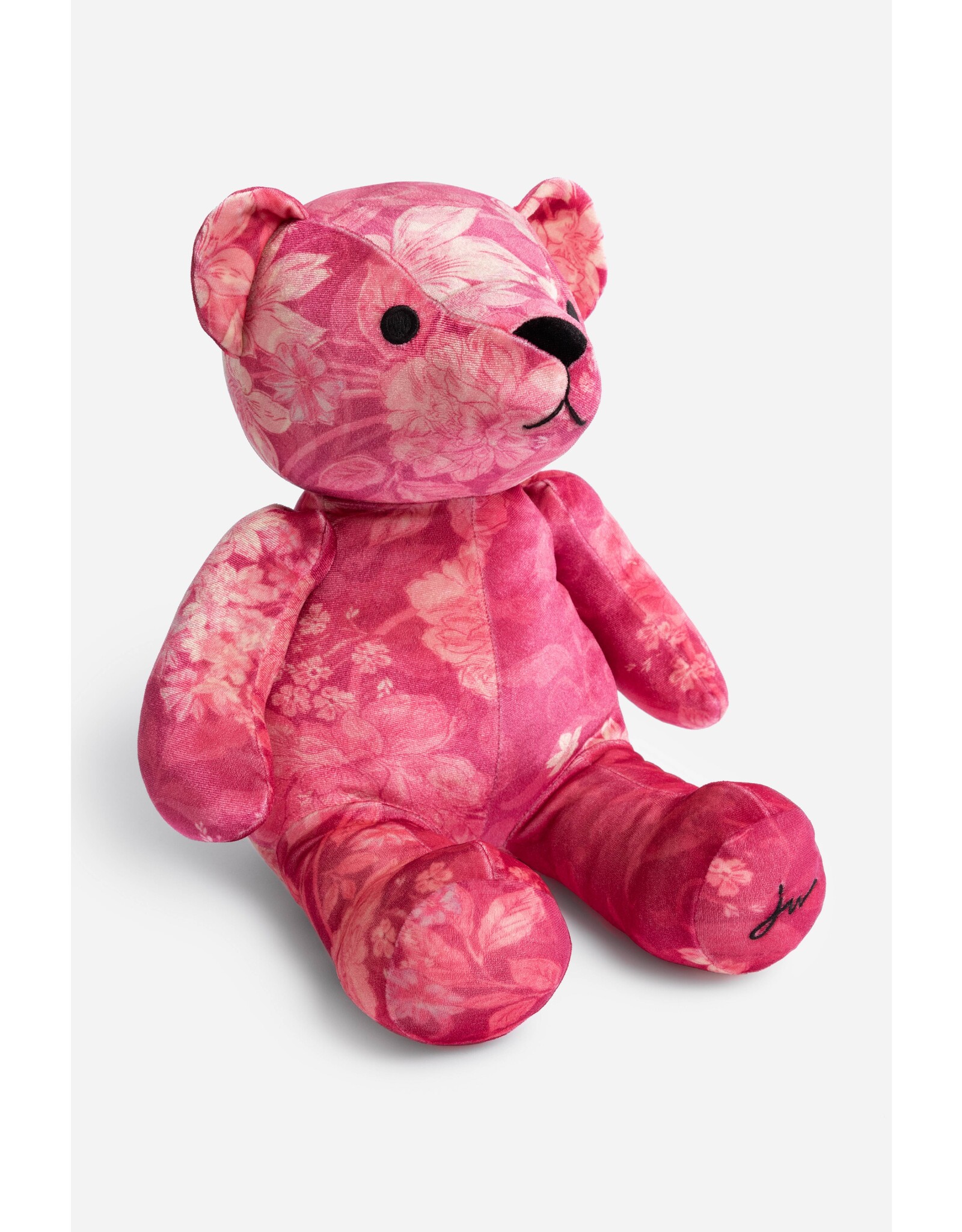 Johnny Was Johnny Was Pink Printed Velvet Bear - Pink Sylvie