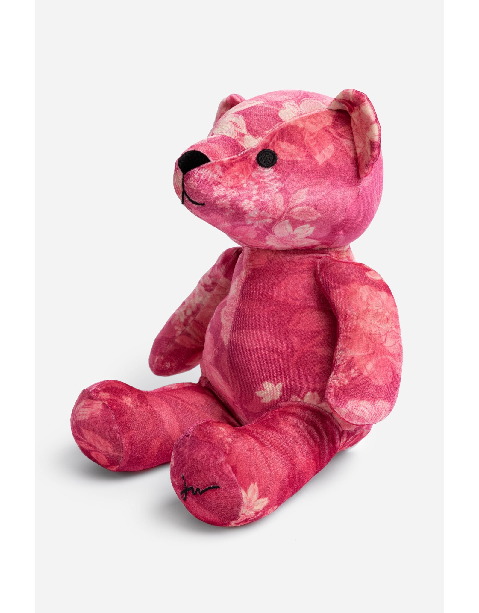 Johnny Was Johnny Was Pink Printed Velvet Bear - Pink Sylvie