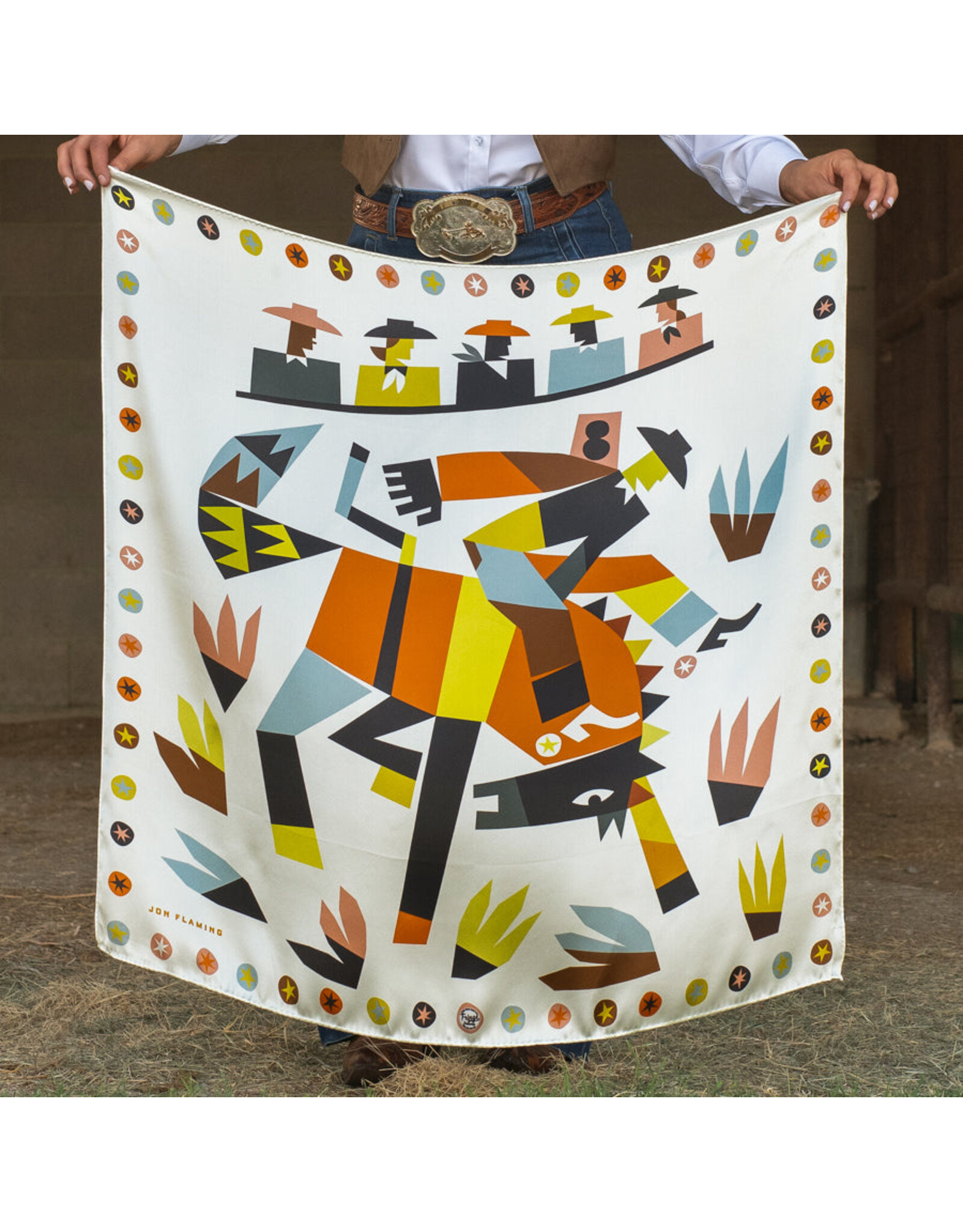 Fringe Scarves Fringe Bronc Rider Shorty