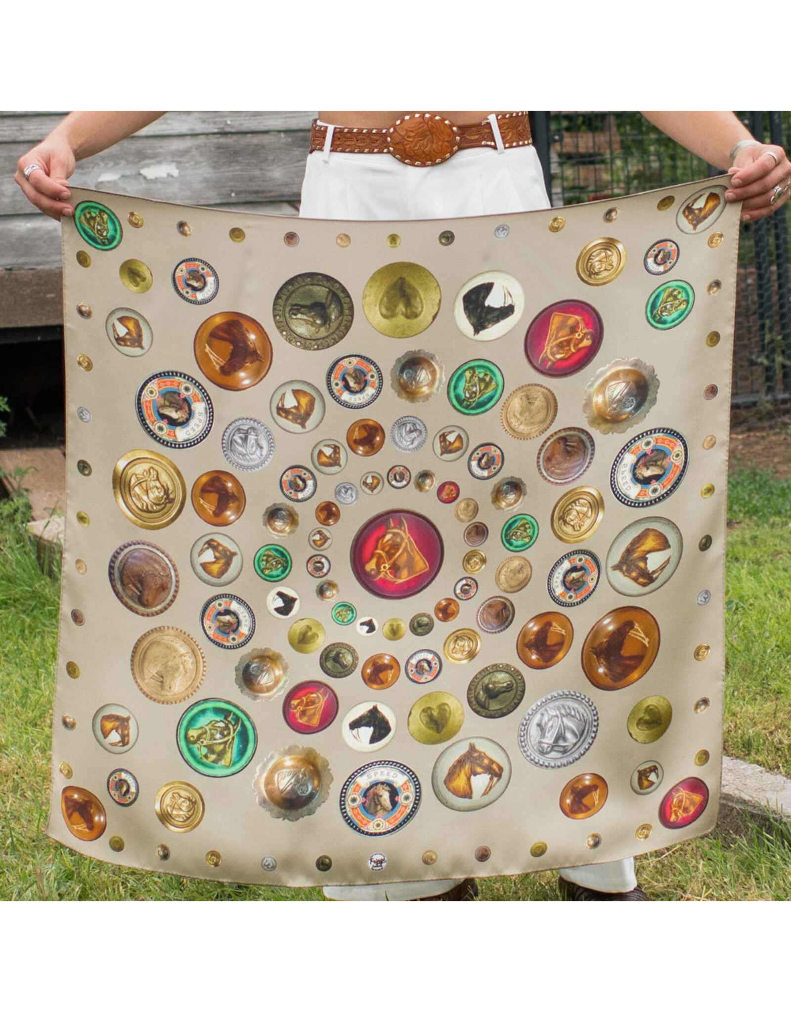 Fringe Scarves Fringe Unbridled Tan Shorty